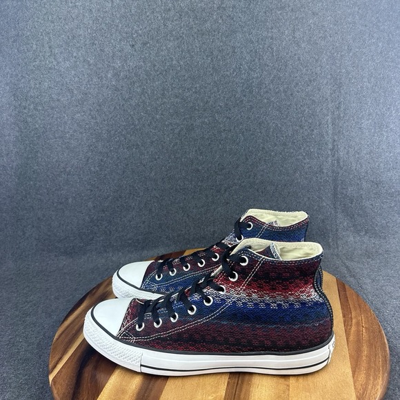Converse All Star High Top Lace FlyKnit Woven Knit Mens Sz 11 Womens 13 148527C - Picture 6 of 11